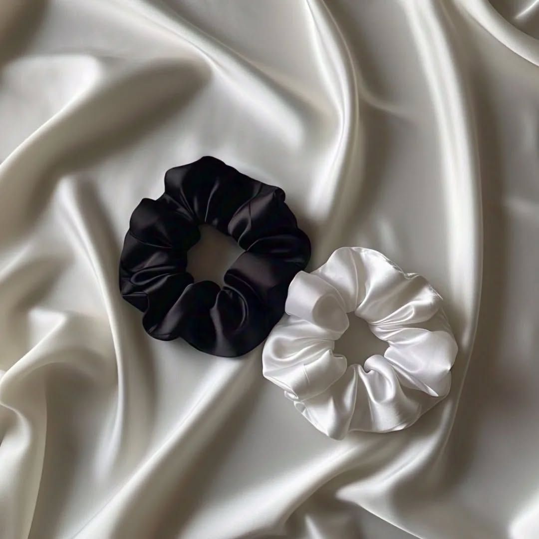 ربطات الشعر من الحرير لحماية شعرك من القطع والشد والتشابك