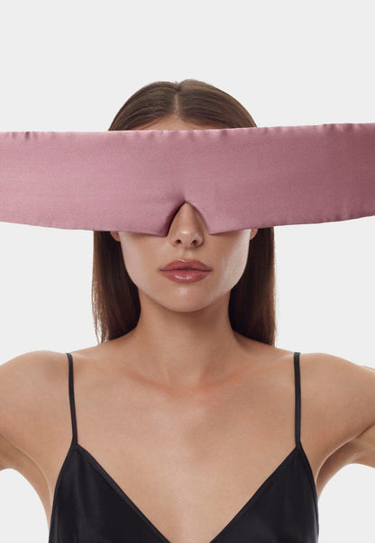 ماسك النوم العميق من الحرير والفايبر الناعم لنوم اعمق باليل وصحة ونشاط بالنهار